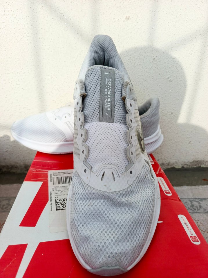 Beyaz Gri Kadın Spor Ayakkabı orijinal - Görsel 2