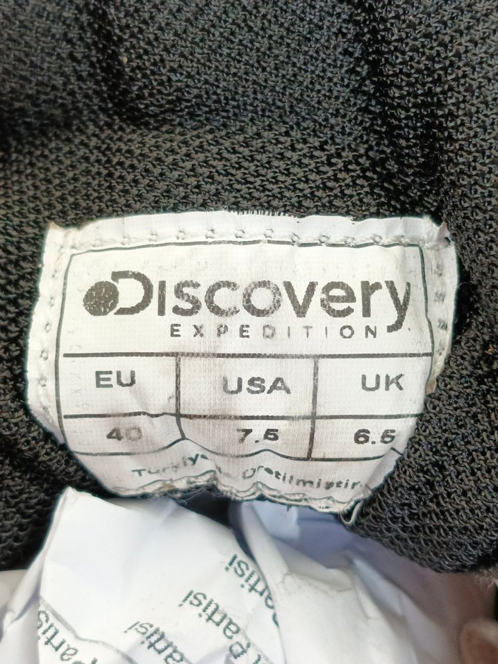 Gri Bağcıklı ve Cırt Cırtlı Erkek Spor Ayakkabı - Görsel 3