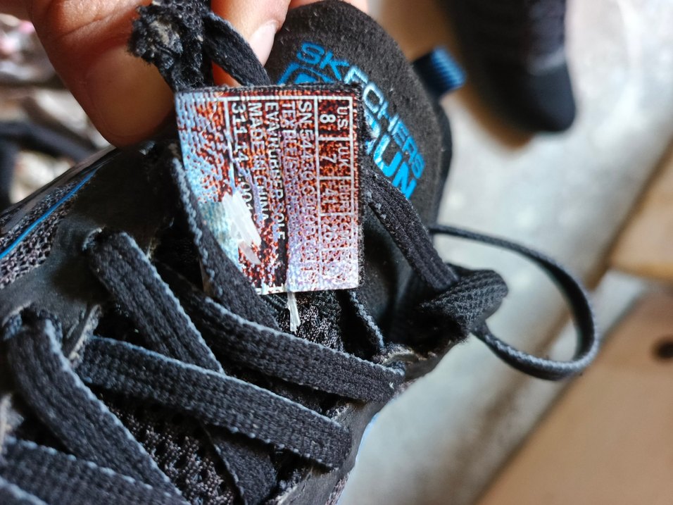 Mavi Elastik Bağcıklı Erkek Spor Ayakkabı orijinal - Görsel 3