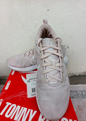 Pembe Bağcıklı Spor Kadın Sneakers - Görsel 2