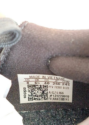 Siyah Erkek Spor Ayakkabı Velcro Detaylı orijinal - Görsel 3