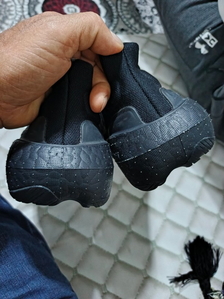 Siyah Erkek Spor Ayakkabı Velcro Detaylı orijinal - Görsel 5