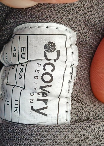 Gri Erkek Spor Ayakkabı Velcro Bağcıklı orijinal - Görsel 3