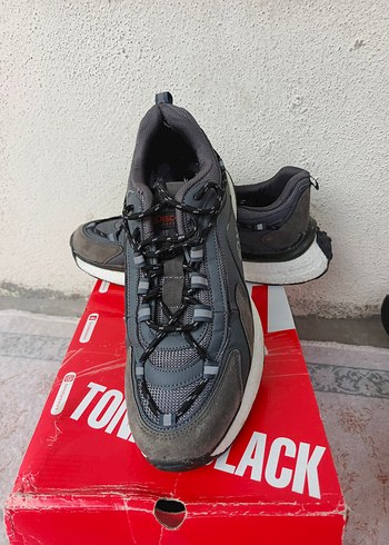 Gri Erkek Spor Ayakkabı Velcro Bağcıklı orijinal - Görsel 2