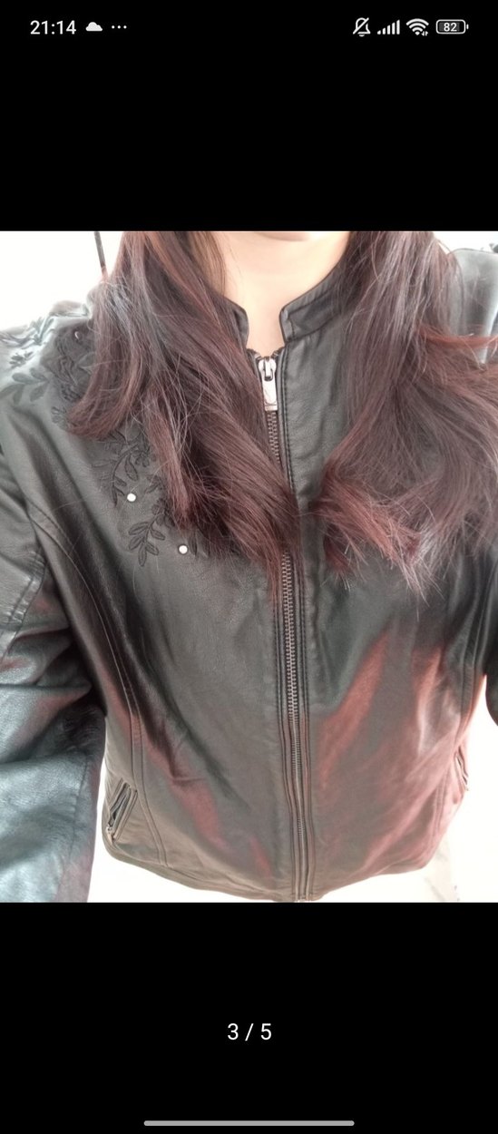 LC Waikiki Siyah Deri Biker ceket - Görsel 3