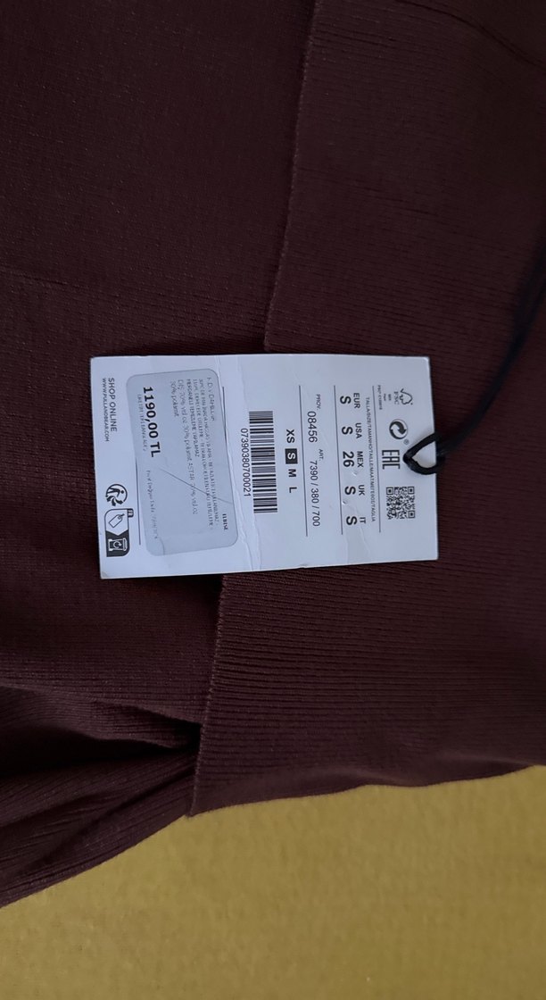 Kahverengi Kadın Triko Midi Elbise - Görsel 4