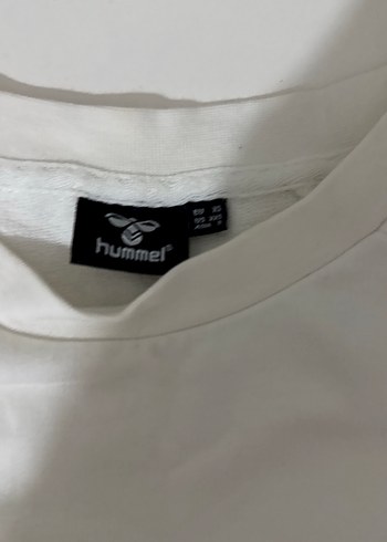 Beyaz Hummel Kadın Pamuklu Sweatshirt - Görsel 2