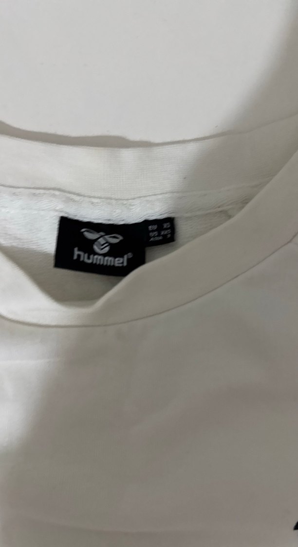 Beyaz Hummel Kadın Pamuklu Sweatshirt - Görsel 2