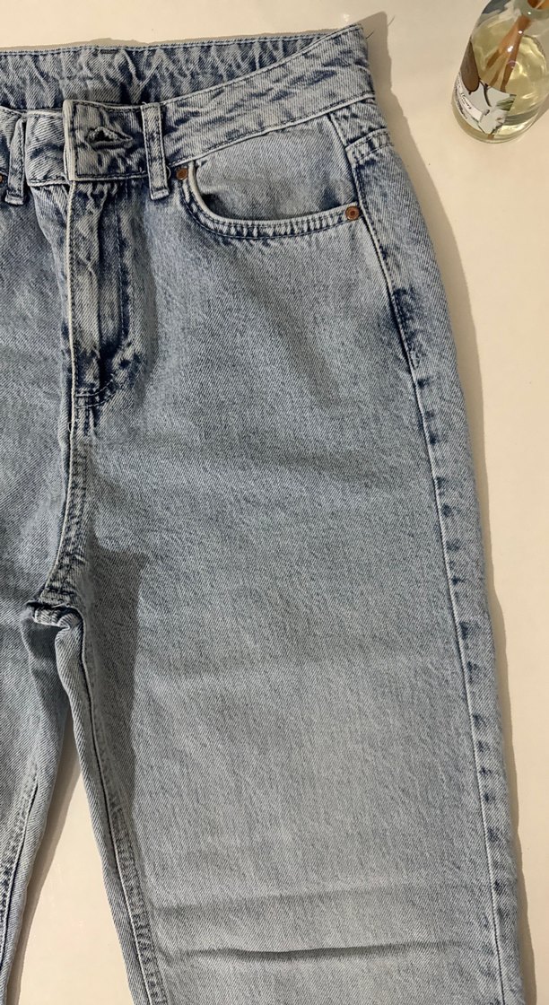 Gri Kadın Denim Regular Fit Jean - Görsel 3