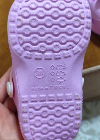 pembe Cırt Cırtlı Kız Çocuk Terliği - Görsel 3