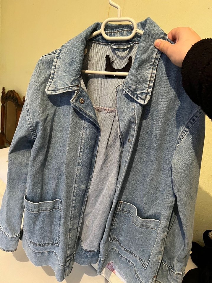 Mavi kot ceket - Görsel 4