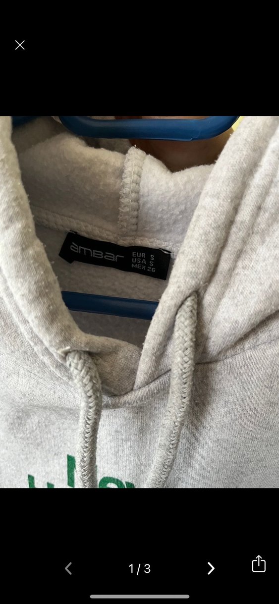 Gri Kapüşonlu Kadın Sweatshirt - Görsel 3