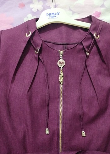 mürdüm uzun ferace pardüse kap - Görsel 6