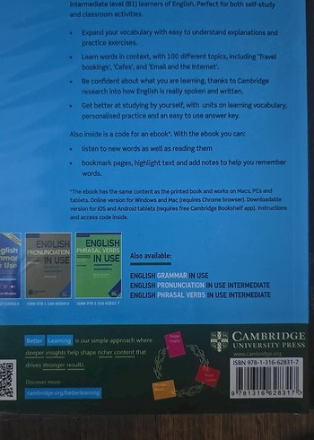 Vocabulary in Use Pre-Intermediate Kitap - Görsel 2