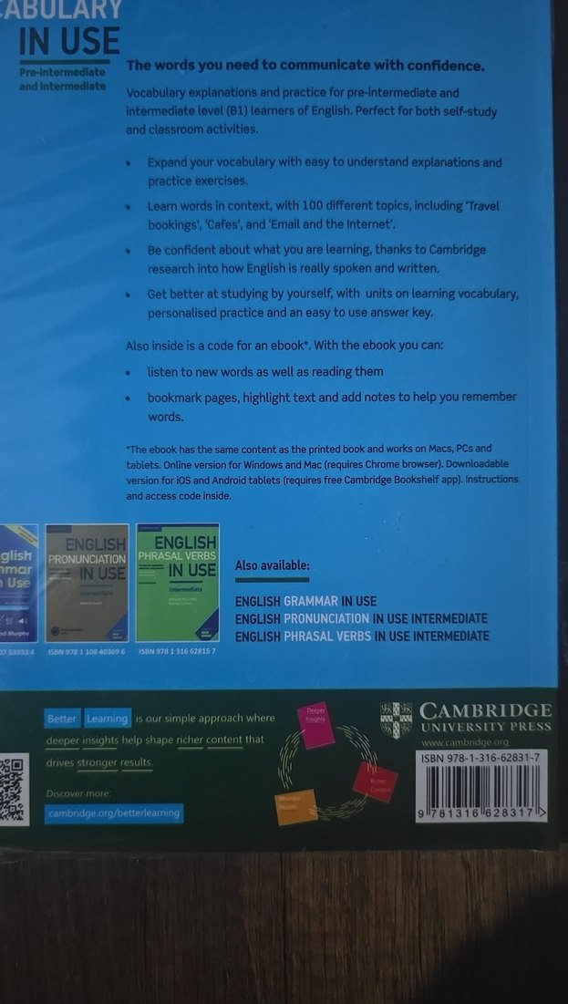 Vocabulary in Use Pre-Intermediate Kitap - Görsel 2
