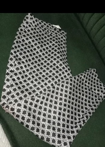 Kahverengi Puantiyeli Kadın Kumaş Pantolon - Görsel 2