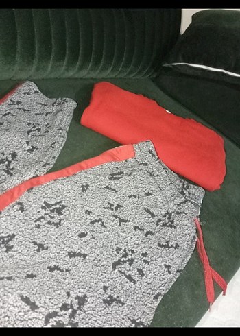 Gri Rahat Kesim Kadın Eşofman Altı - Görsel 3