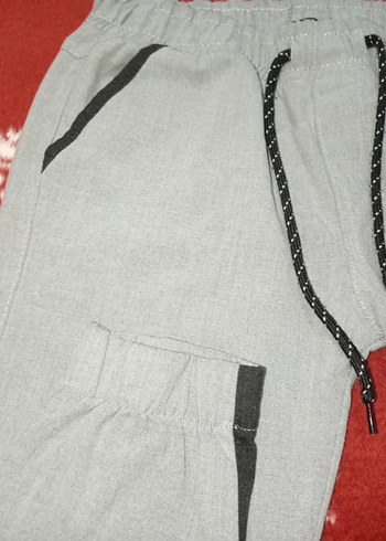 Gri Bel Bantlı Erkek Spor Pantolon - Görsel 3