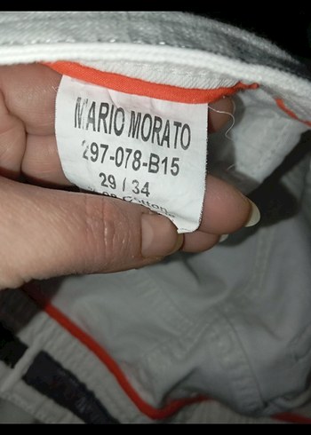 Nakışlı Beyaz  erkek jean - Görsel 8