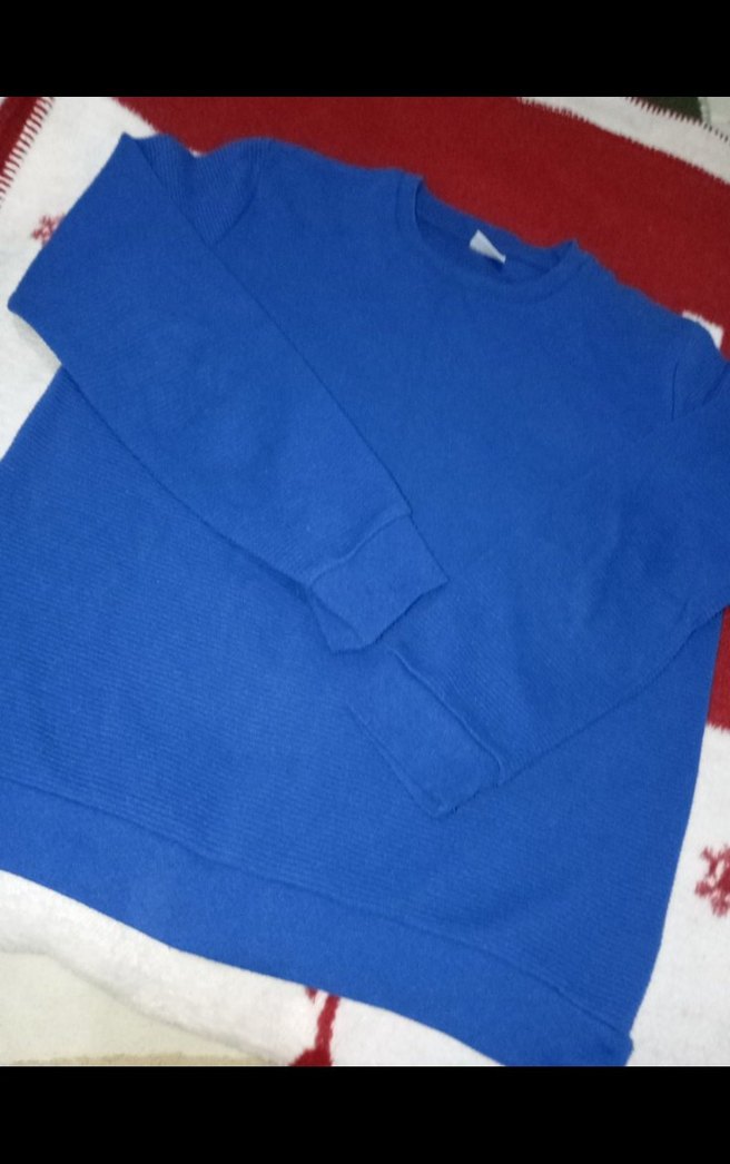 Mavi Erkek Bisiklet Yaka Regular Fit Kazak - Görsel 2