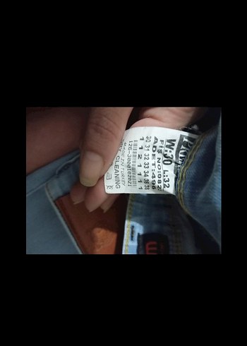 Erkek Beyaz Batik Desenli Normal Kesim Kot Pantolon - Görsel 5