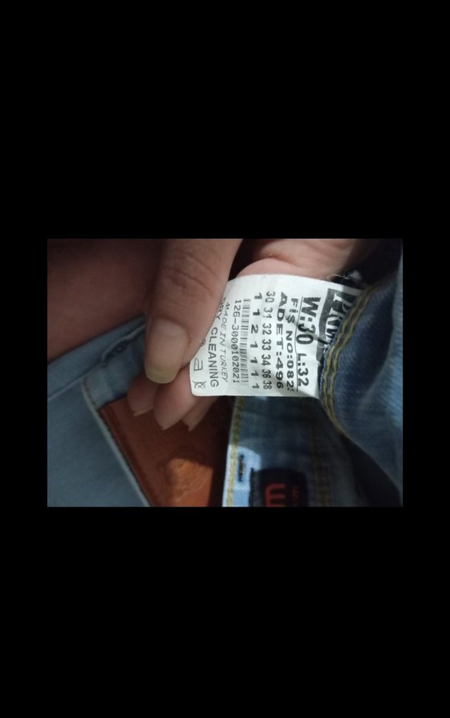 Erkek Beyaz Batik Desenli Normal Kesim Kot Pantolon - Görsel 5