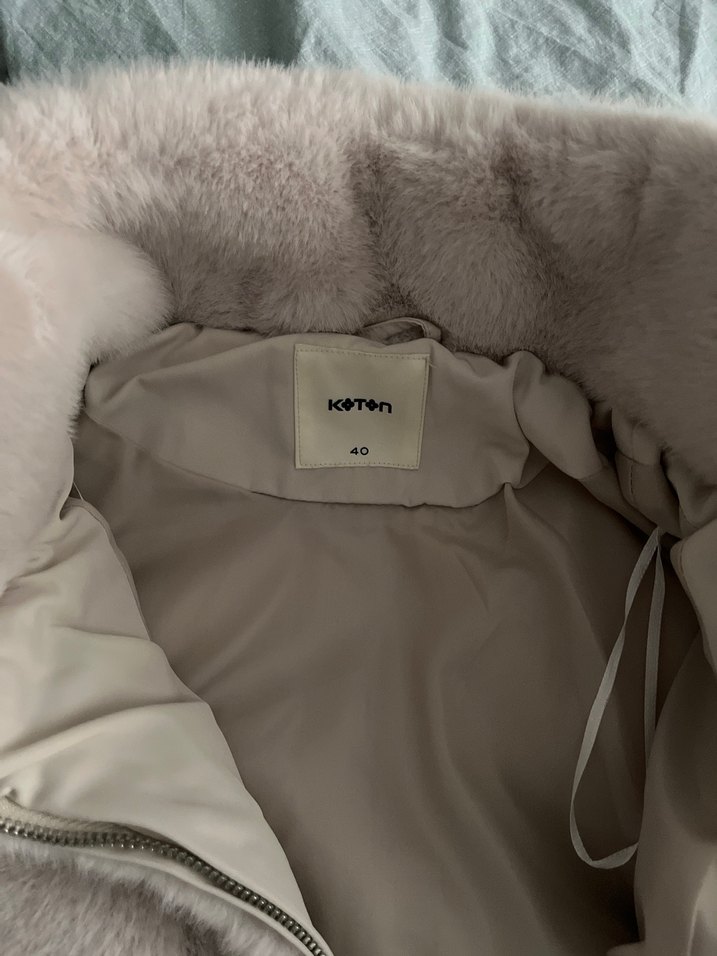 Bej Kadın Peluş Ceket - Görsel 5