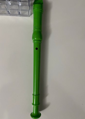 Yeşil Renkli Renkli Plastik Flüt - Görsel 3