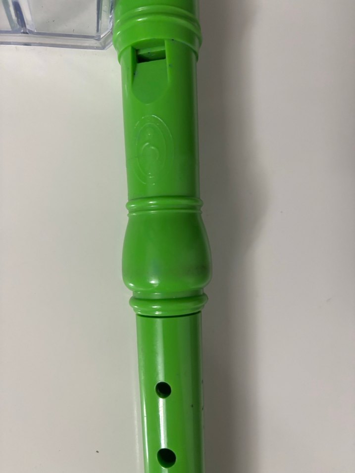 Yeşil Renkli Renkli Plastik Flüt - Görsel 2