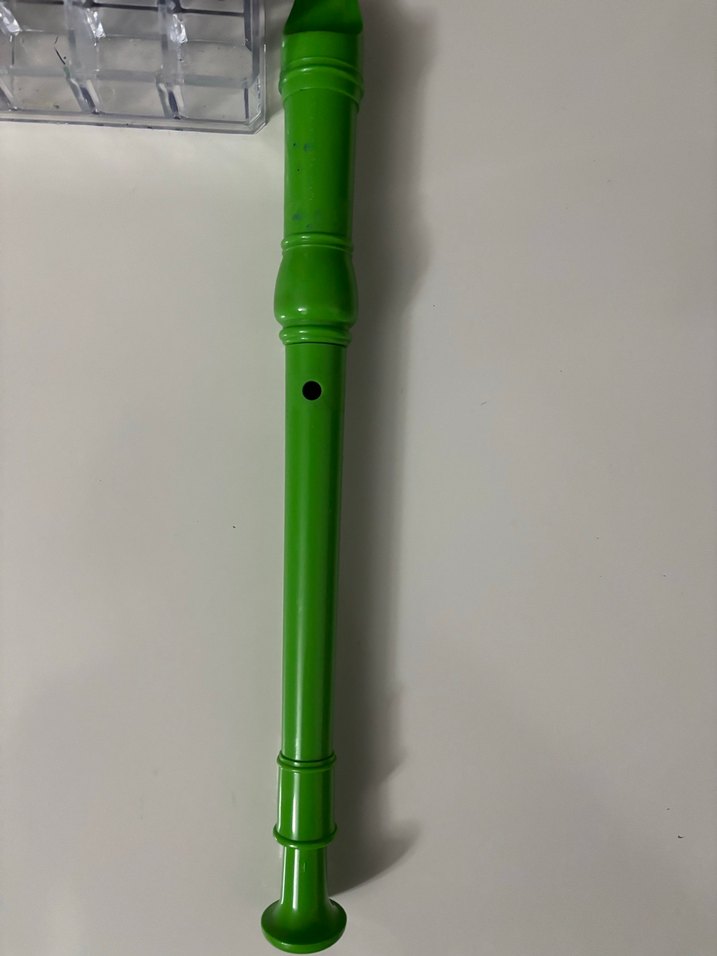 Yeşil Renkli Renkli Plastik Flüt - Görsel 3