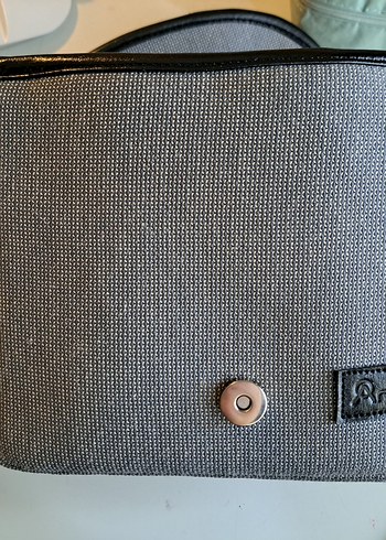 Gri Kamera Omuz Çantası - Görsel 6