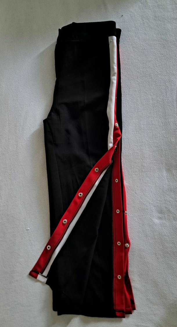 Çıtçıtlı Siyah Kadın Pantolon - Görsel 2