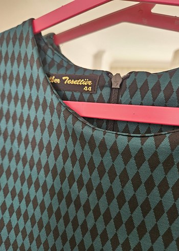 Yeşil Uzun Kollu Elbise - Görsel 2