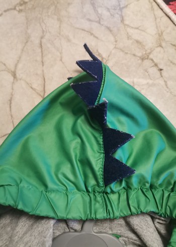 H&M Erkek Çocuk Yeşil Fermuarlı Yağmurluk