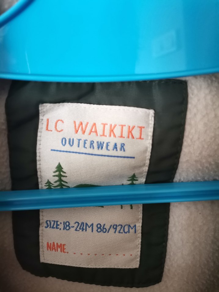 Erkek Çocuk Kamuflaj Desenli Gri Mont - Görsel 3