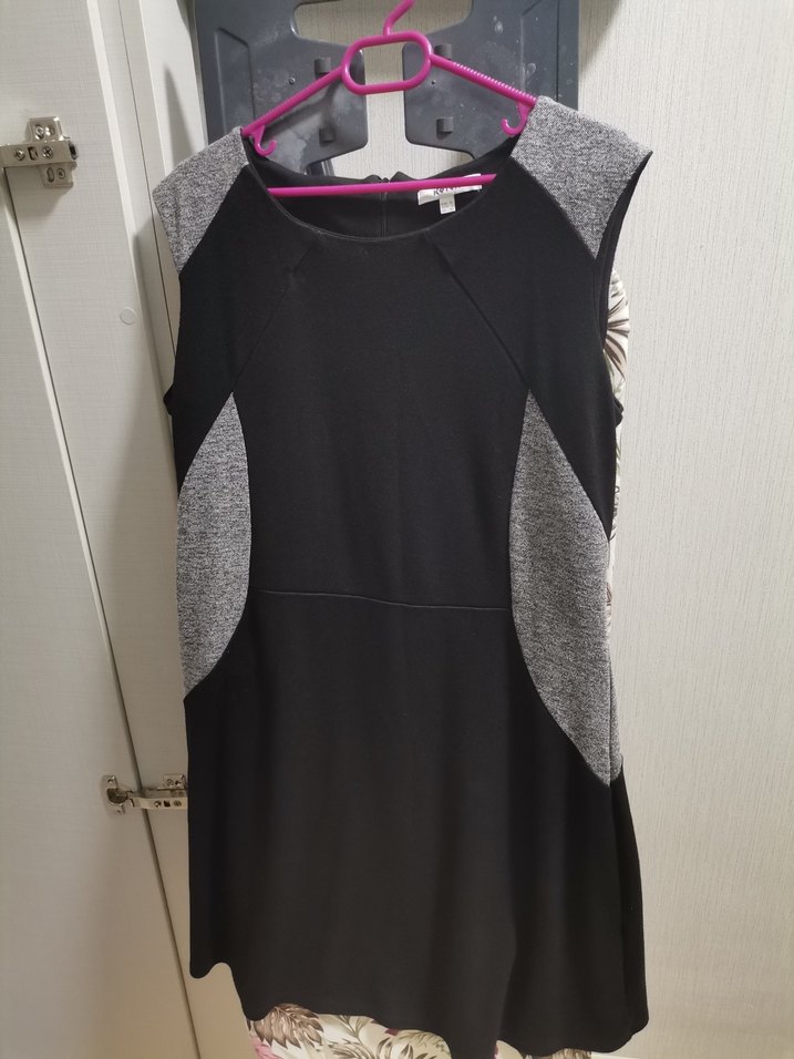 Gri Detaylı Kolsuz  Elbisesi - Görsel 2