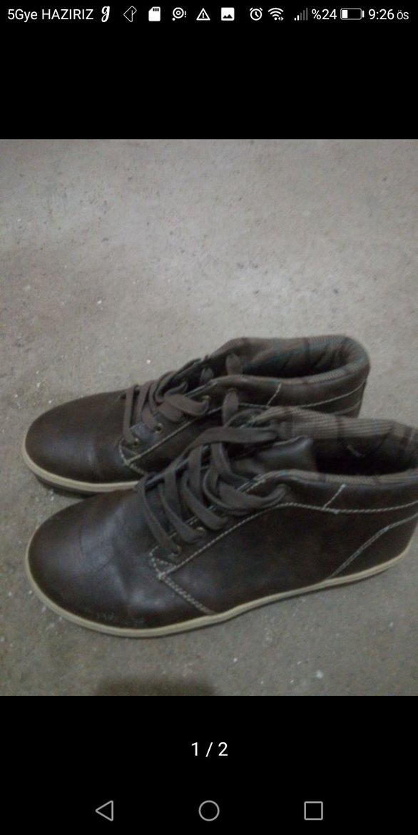 Erkek Kahverengi Sokak Stili Bot - Görsel 2