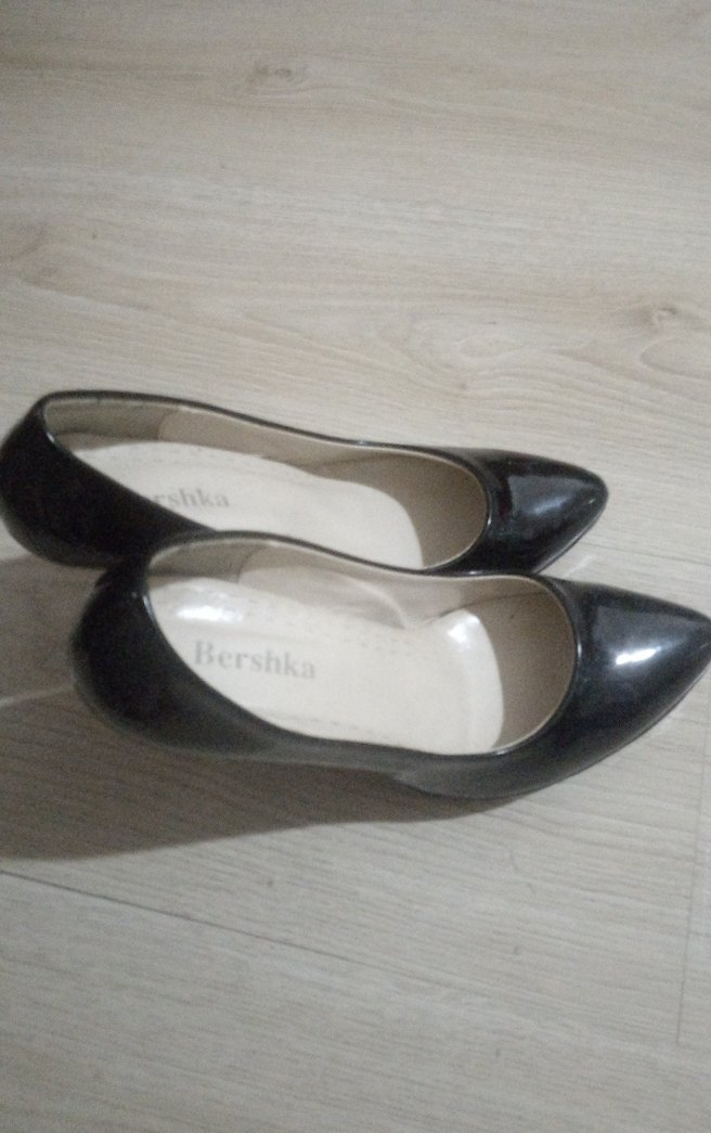 Siyah Rugan Stiletto Kadın Topuklu Ayakkabı - Görsel 4