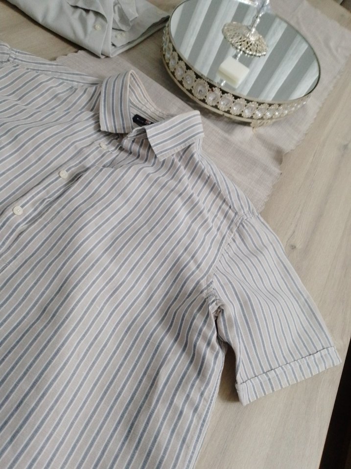 Gri Erkek Büyük Beden Rozet - Görsel 4