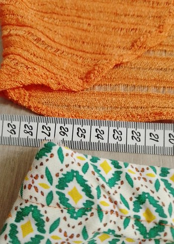 Bohem Çok Renkli Mini Hamile Etek - Görsel 3