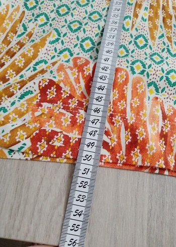 Bohem Çok Renkli Mini Hamile Etek - Görsel 4