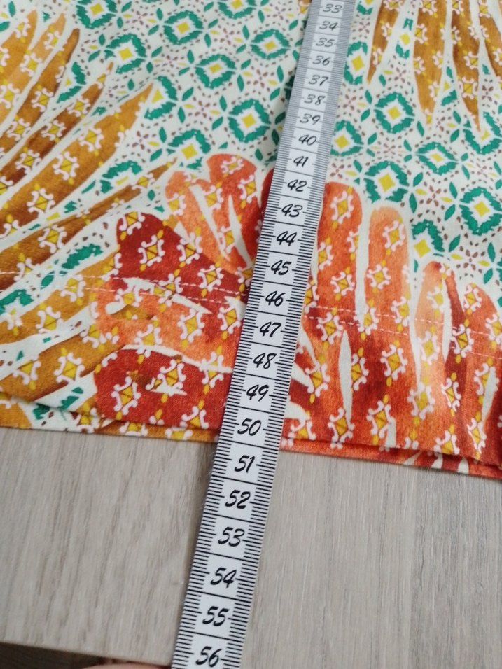 Bohem Çok Renkli Mini Hamile Etek - Görsel 4