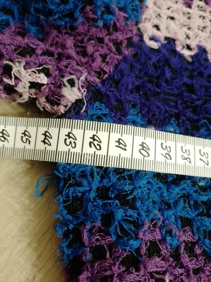 Renkli Bohem Örgü Elbise - Görsel 5