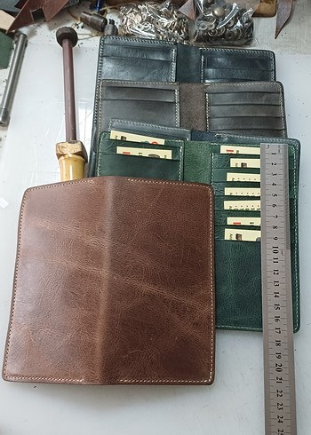 Kahverengi Deri Tokalı Kadın Cüzdanı - Görsel 2