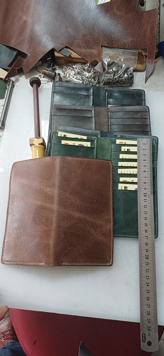 Kahverengi Deri Tokalı Kadın Cüzdanı - Görsel 2