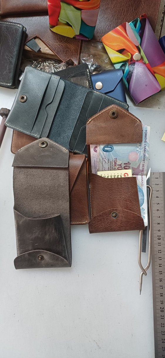 vegetal crayz renkleri mevcut Erkek Cüzdanı - Görsel 2