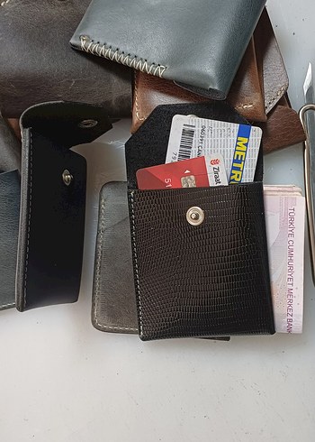 Gri Yılan Desenli Erkek Cüzdanı - Görsel 2