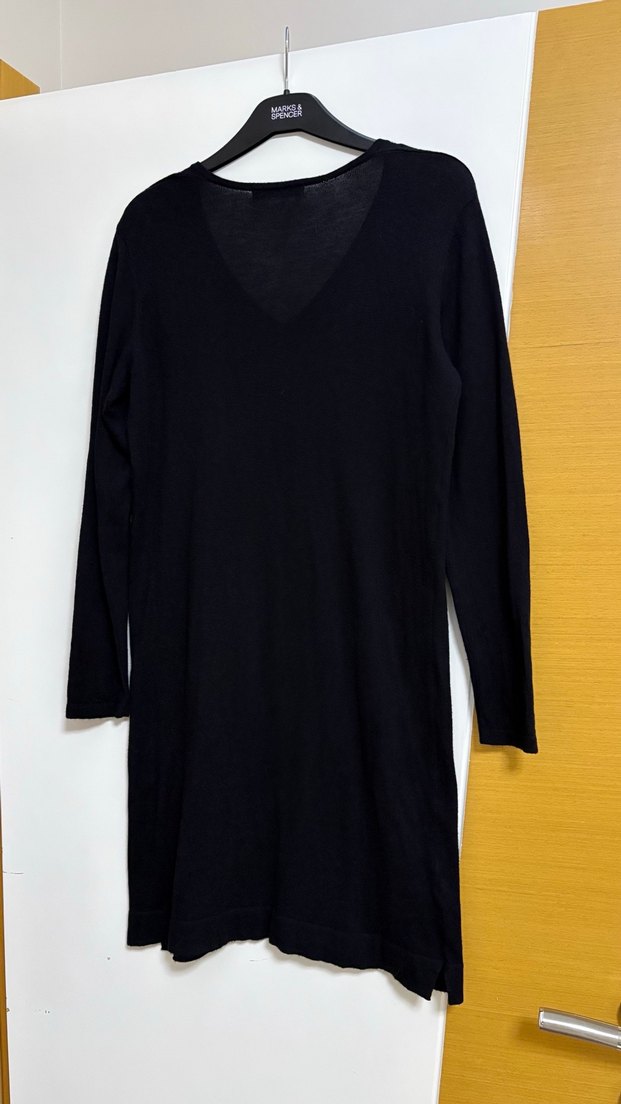 Mango V Yakalı Uzun Kollu Triko Elbise - Görsel 3