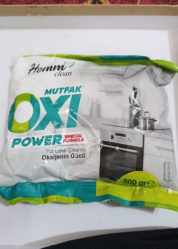 Homm Clean Mutfak Oxi Power Toz Leke Çıkarıcı 500 gr - Görsel 6