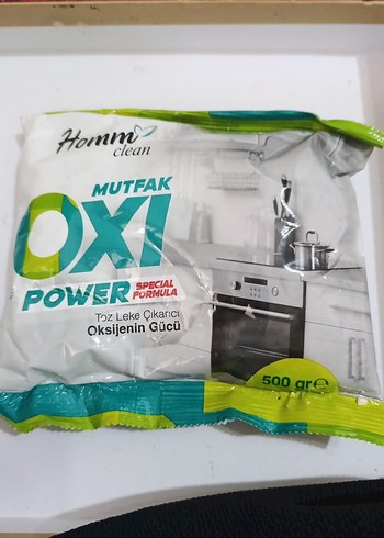 Homm Clean Mutfak Oxi Power Toz Leke Çıkarıcı 500 gr - Görsel 3